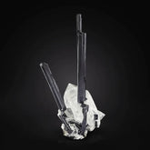 Schorl Black Tourmaline on Quartz